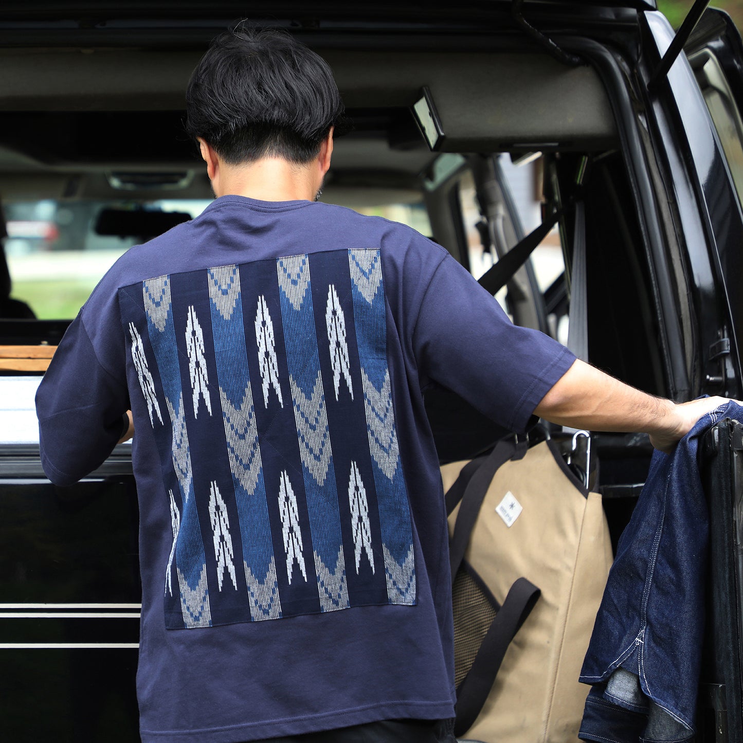 KASURI ビッグシルエットTシャツ【ディープネイビー】