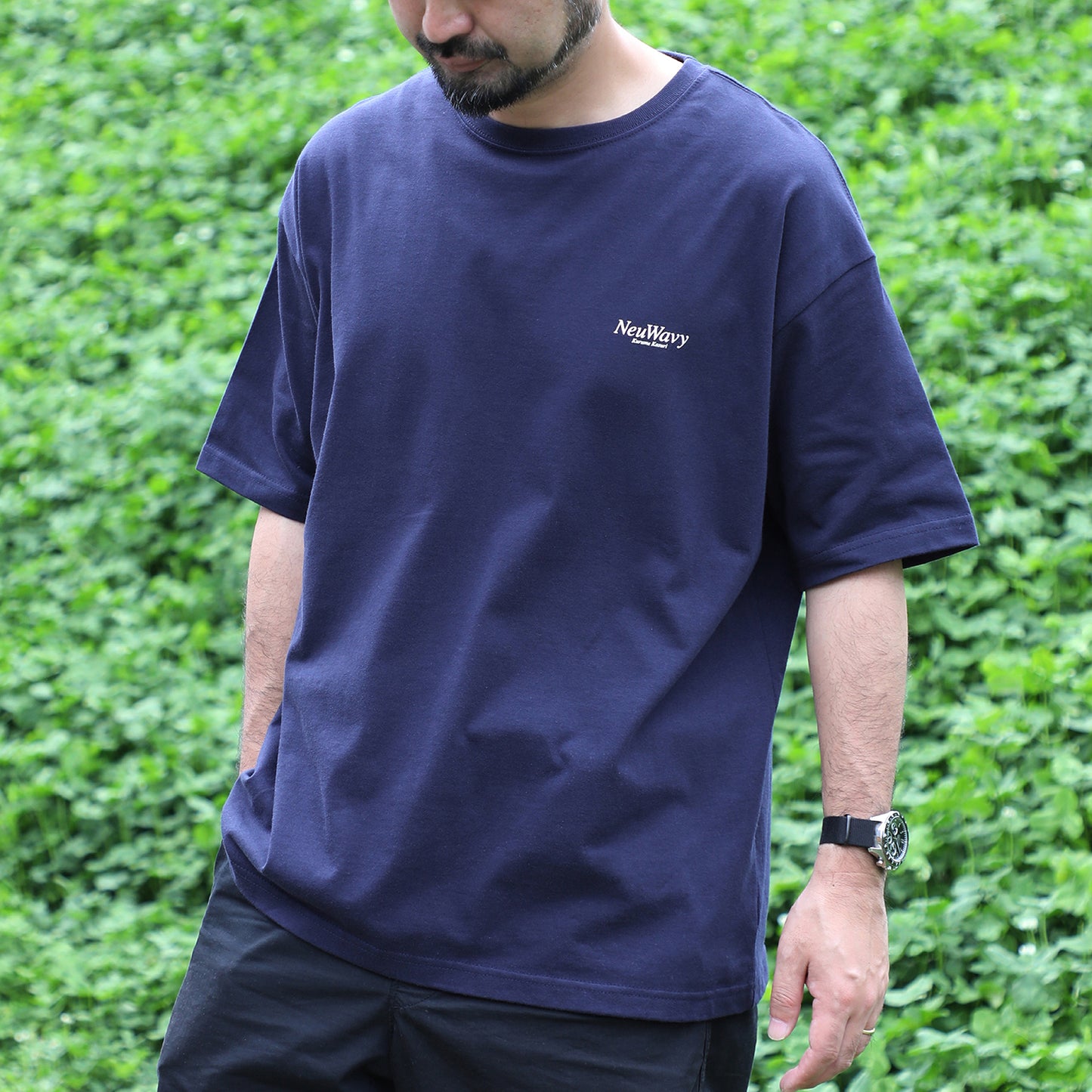 KASURI ビッグシルエットTシャツ【ディープネイビー】