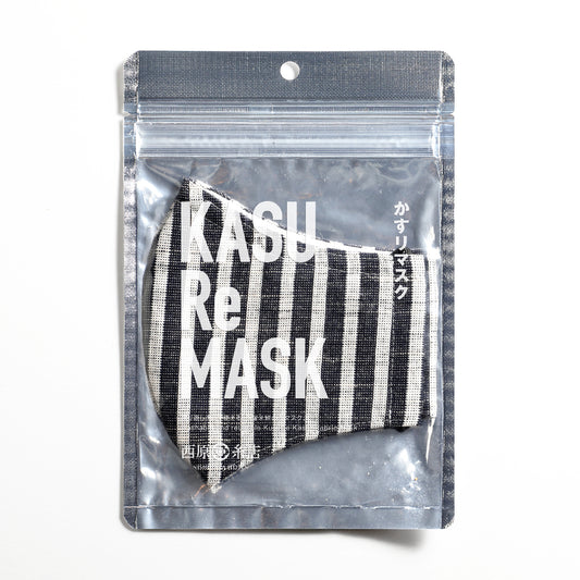 KASU Re MASK かすリマスク【アッシュグレーストライプ】